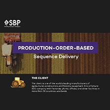 Production-Order-Based Sequence Delivery